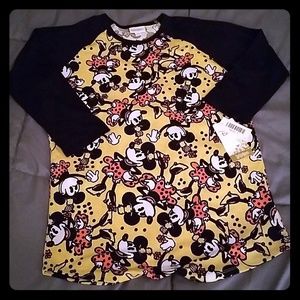 NWT New Lularoe Disney Randy Minnie Mouse Shirt